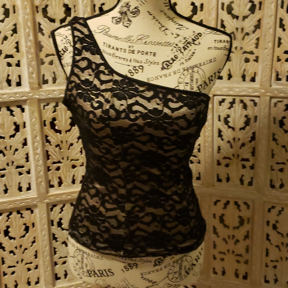 Sexy Black Lace Top
